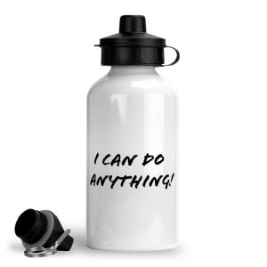 "I Can Do Anything!" Aluminium Sports Water Bottle